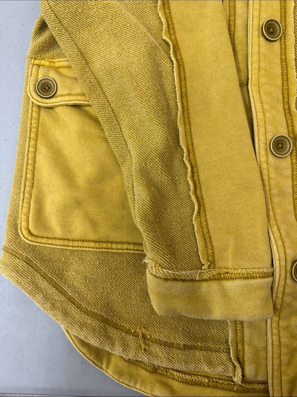 Pilcro Yellow Utility Jacket - Picture 6 of 9